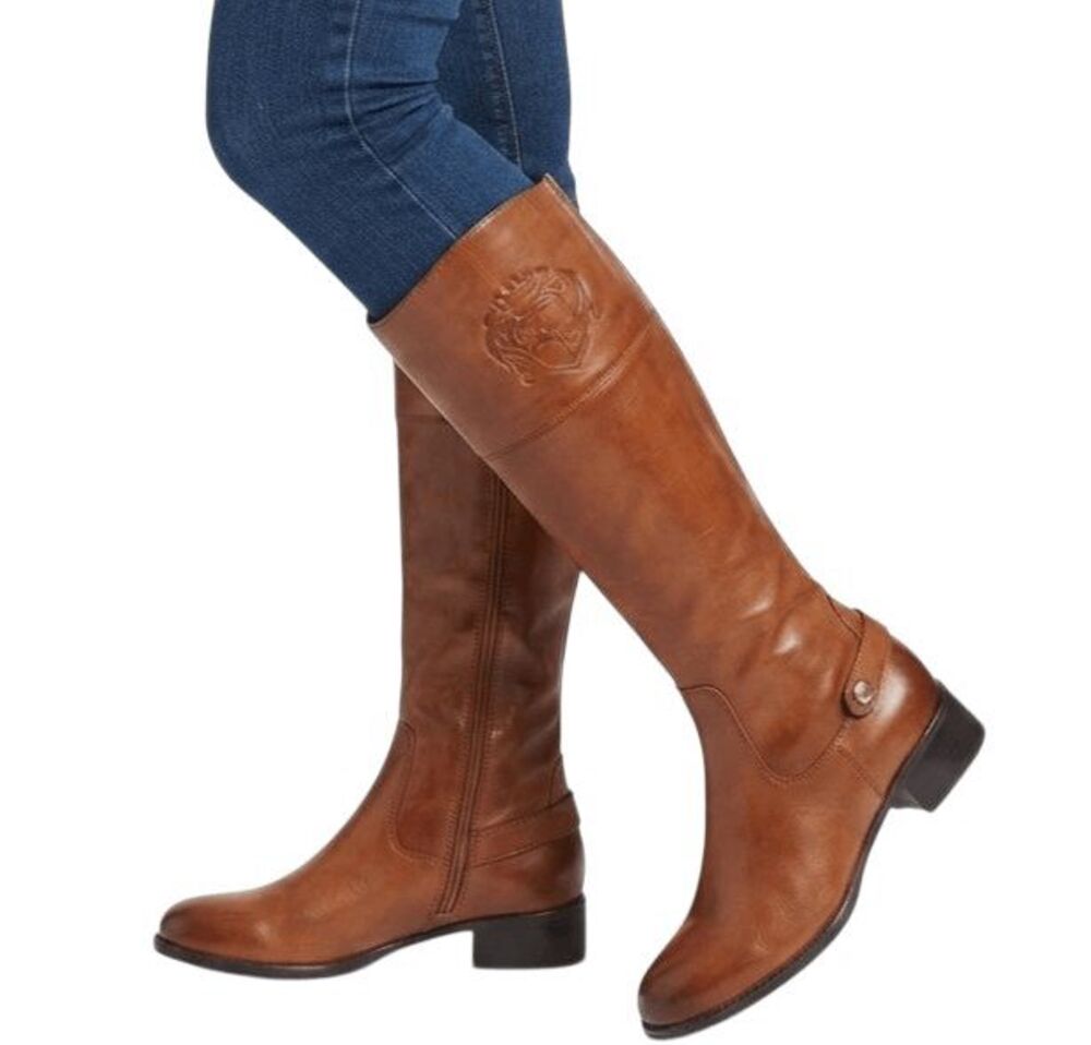 FRANCO SARTO Chipper Tall Leather Riding Boot Size 8M-WC